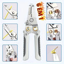 Alicate Dobrável Decapador Crimpador Descacador 18 Em 1