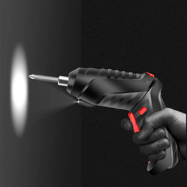 Mini Furadeira Elétrica Portátil Recarregável - 47 Peças